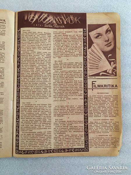 Hungarian women's magazine, October 10, 1943, Volume V, Issue 29