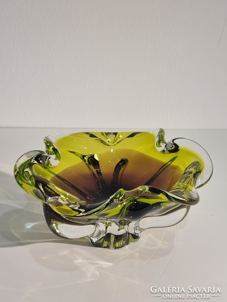 Cseh (Josef Hospodka)  művészi üveg -19 cm