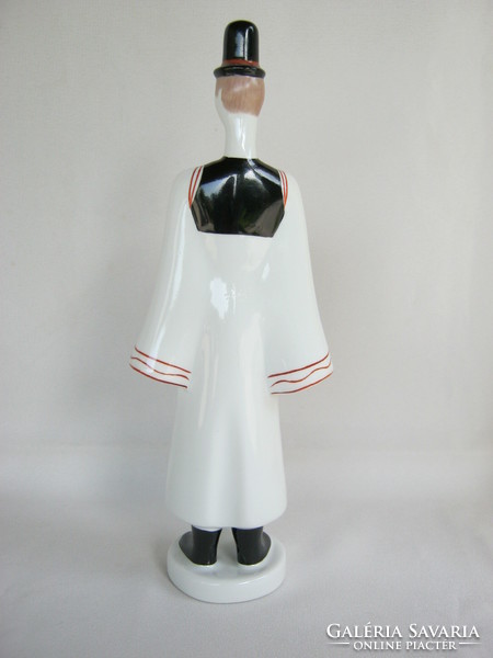 Aquincum porcelain is a large-scale bachelor in folk costume