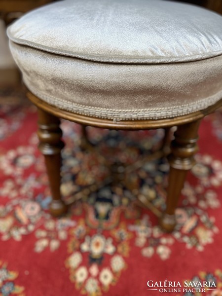 Antique restored seat, stool, ottoman solo/pair