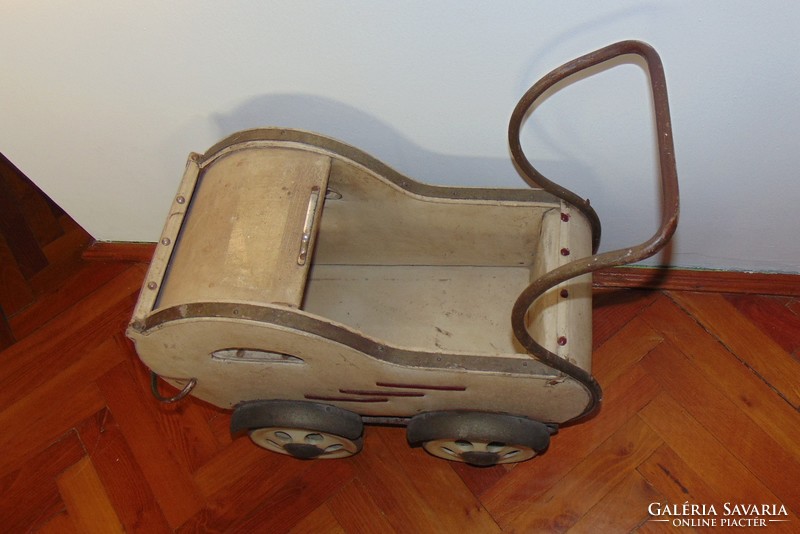 Original Ikarus toy stroller with blinds from the '50s