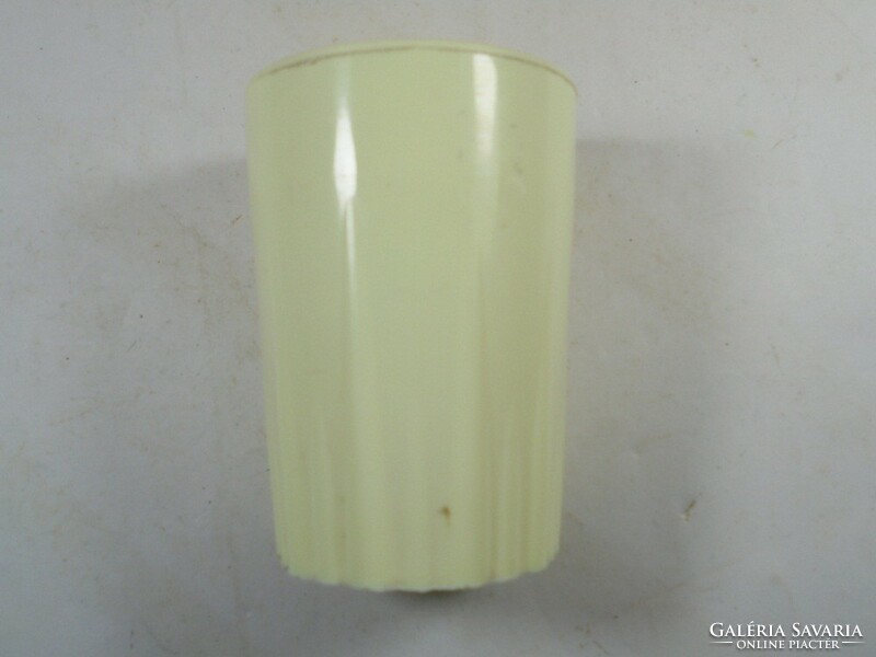 Retro régi műanyag fürdőszoba fogmosó pohár - kb.1970-es évek