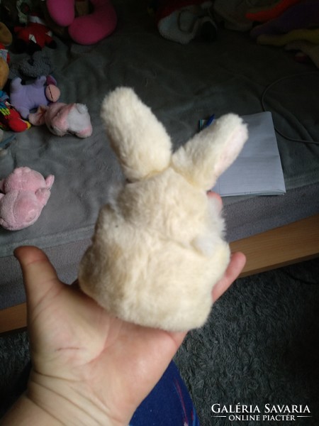 Beige bunny, bunny, plush toy, negotiable