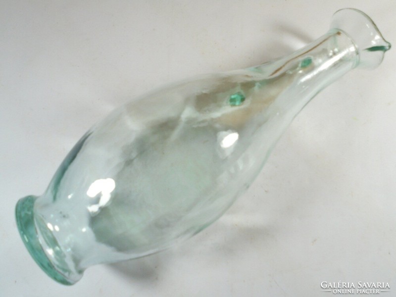 Retro régi üveg kiöntő kanna kancsó - kb. 1980