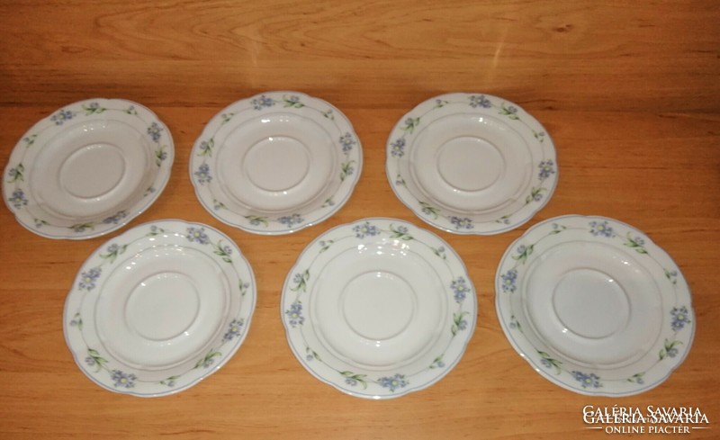 Mitterteich bavaria porcelain small plate set of 6 pieces 17.5 cm