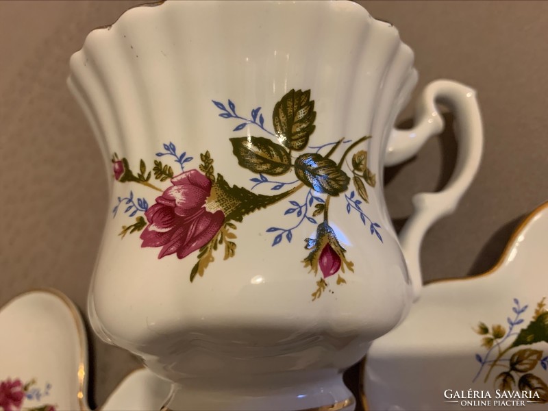 Polish rosy breakfast dish with shamrock-shaped coaster