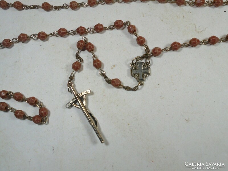 Old rosary Jerusalem with the inscription jerusalem
