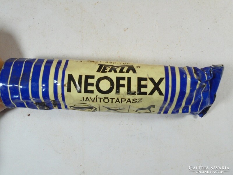 Retro fém tubus - Tekla Neoflex javítótapasz - 1990-es évekből