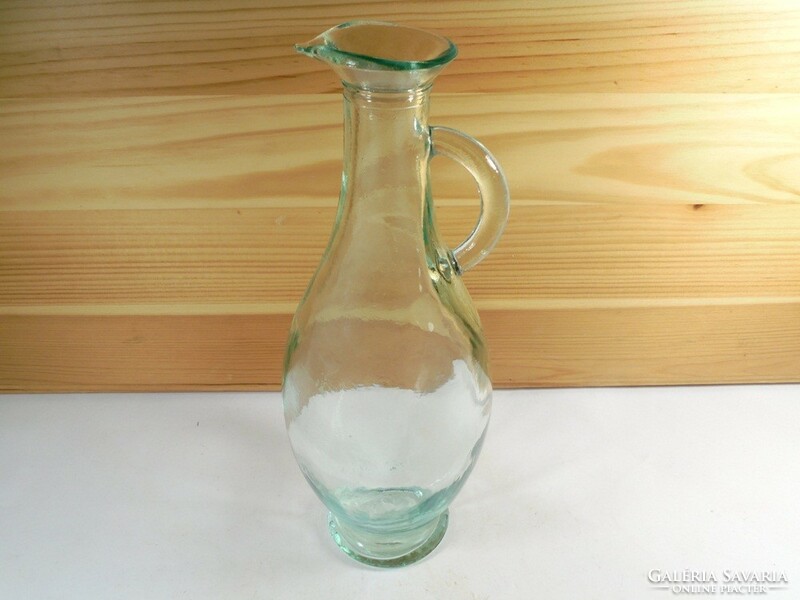 Retro old glass pouring jug - approx. 1980