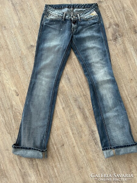 Replay denim jeans with trapeze legs