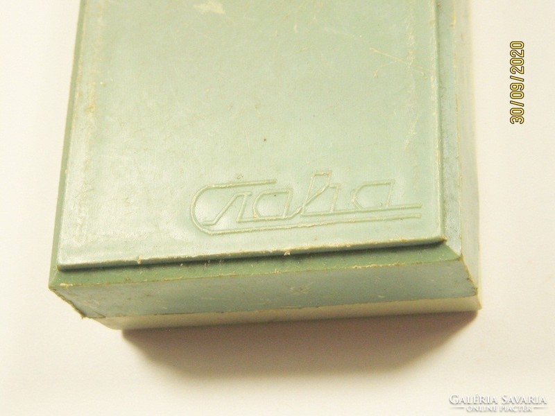 Retro Cyrillic Slava - Soviet Russian plastic box holder with the inscription approx. 1970s-80s