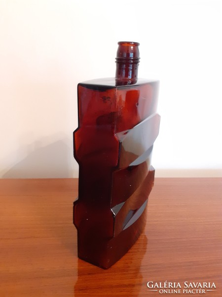 Art deco large 23 cm baeder perfume factory r.T. Glass old perfume bottle