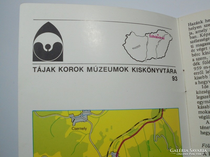 Tourist advertisement, brochure - sylvásvárad slajka valley 1981 edition