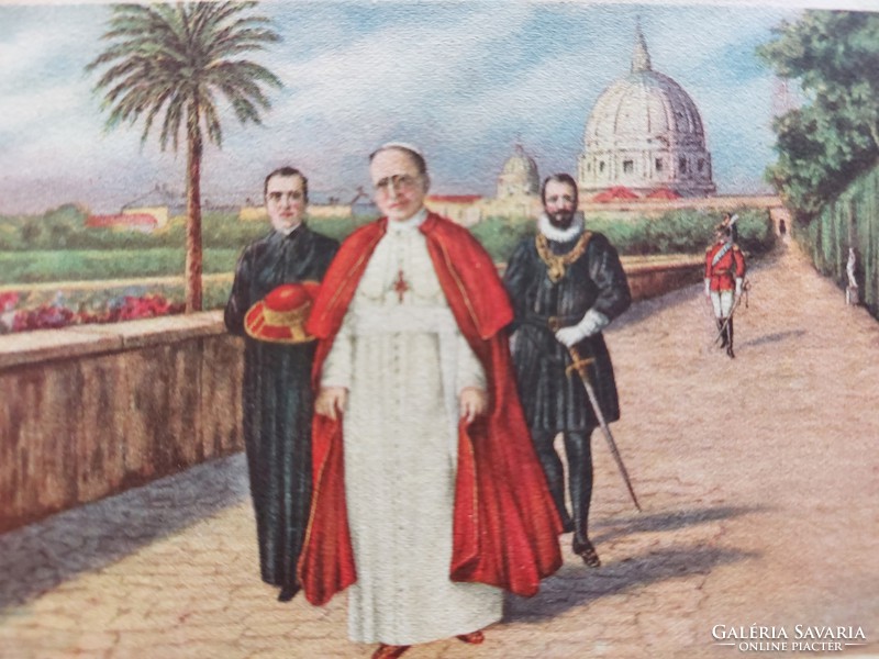 Old postcard vatican postcard