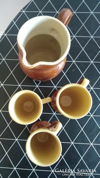 Ceramic cappuccino set