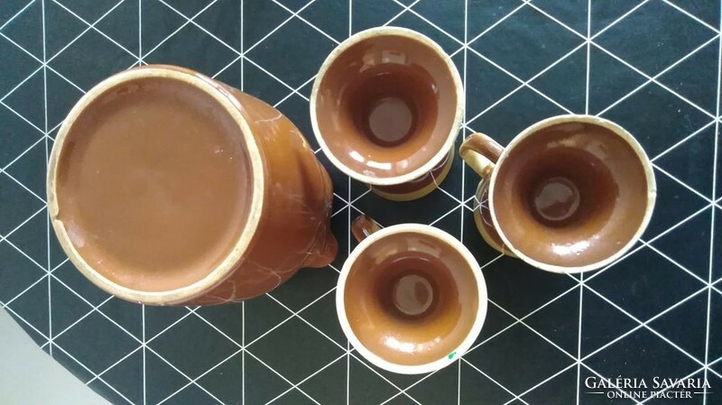 Ceramic cappuccino set