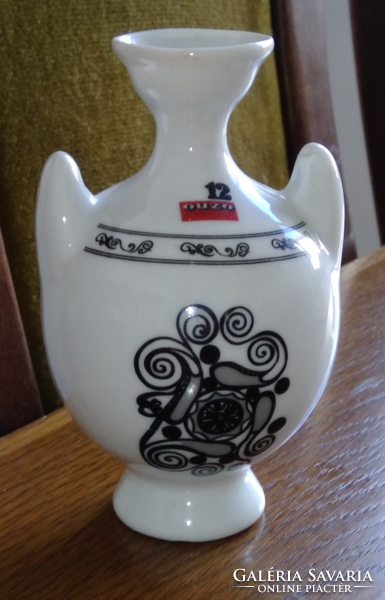 Rare !! Retro ouzo 12 porcelain vintage vase, pitcher, pourer, decanter