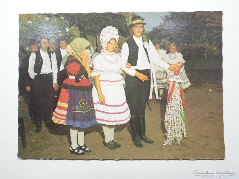Postcard - Szentistván folk costume