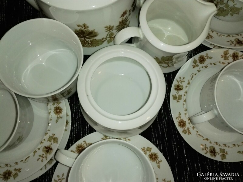 Retro, tea and coffee set, lowland porcelain, like new.