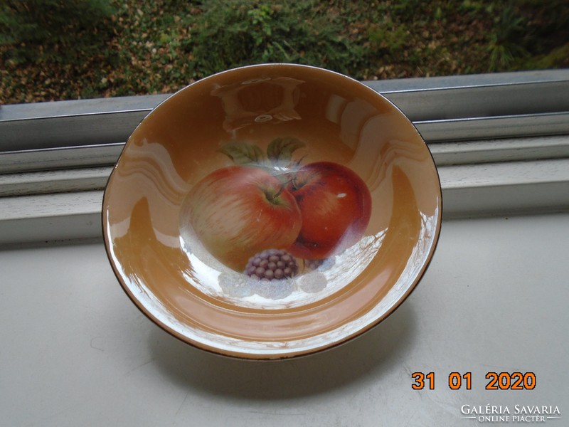 1920 Wehinger horn fruit pattern, eosin bowl