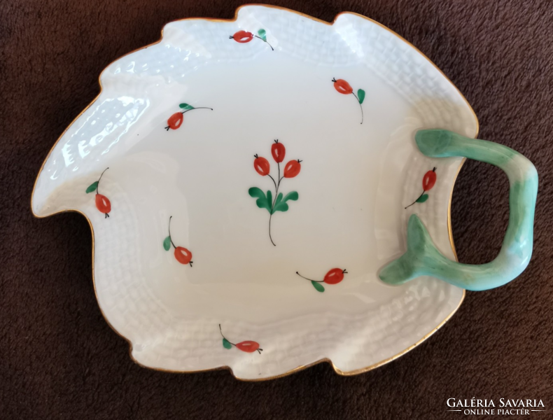 Herend Hecsedli patterned plate and serving tray