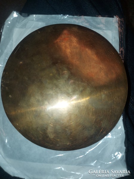 Bronz emlékérem, szignós, 117 mm, 316 gr, Csepel