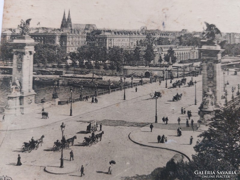 Old postcard 1912 Paris photo postcard