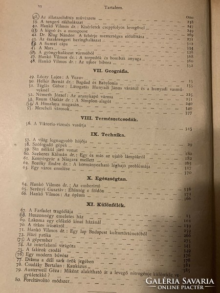 Dr, Hankó Vilmos:UNIVERSUM/ III. / 1907 !!!!