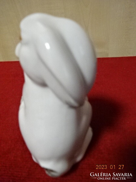 Orosz  Dulevo porcelán figura, húsvéti nyuszi. Vanneki! Jókai.