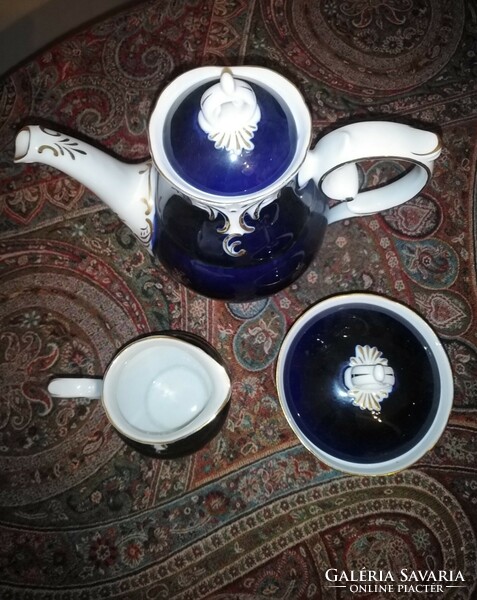 Hollóház coffee set - complete 15 pieces