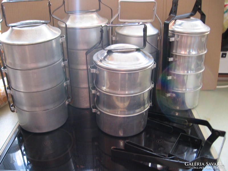 Retro aluminum food barrel food barrel