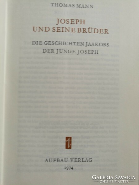Thomas Mann: Romane und Erzählungen 1-5 kötet 1974.