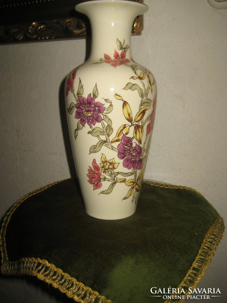 Orchid vase by Zsolnay, beautiful flawless 28 cm, with inscription