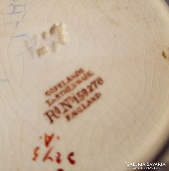 Antique porcelain. Copeland teacup saucer plate 14cm