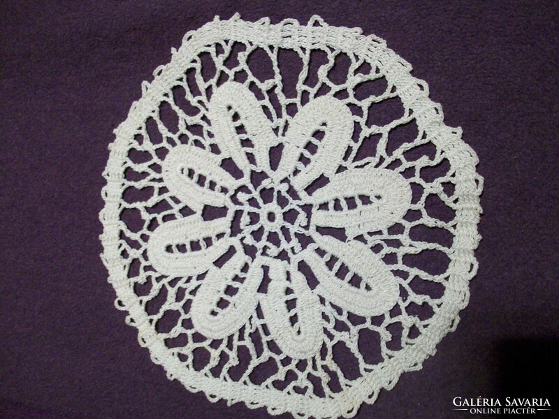 Nice needlework, 3 pcs. Crocheted tablecloth