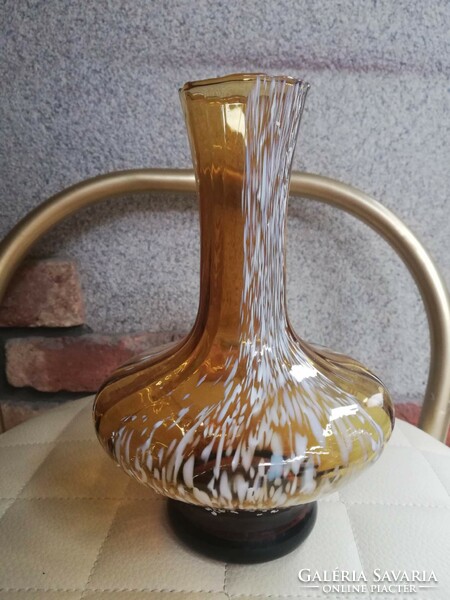 Beautiful retro glass vase