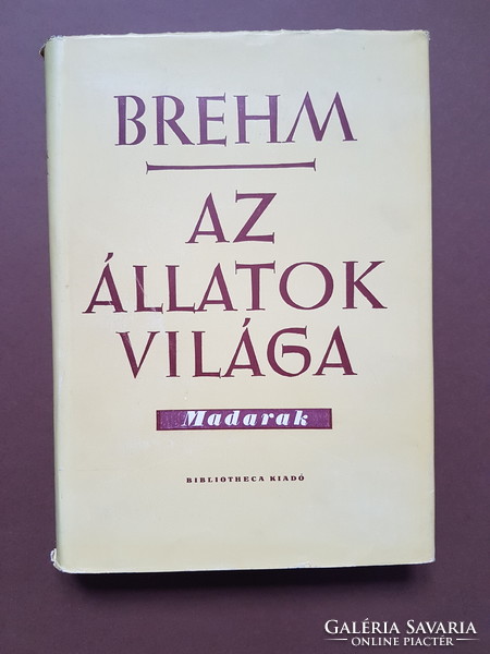 A.E.BREHM: Az állatok világa I -IV, 1957-58-59 -ből