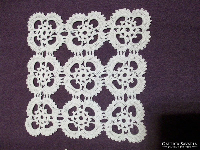 Nice needlework, 3 pcs. Crocheted tablecloth