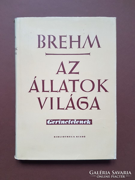 A.E.BREHM: Az állatok világa I -IV, 1957-58-59 -ből