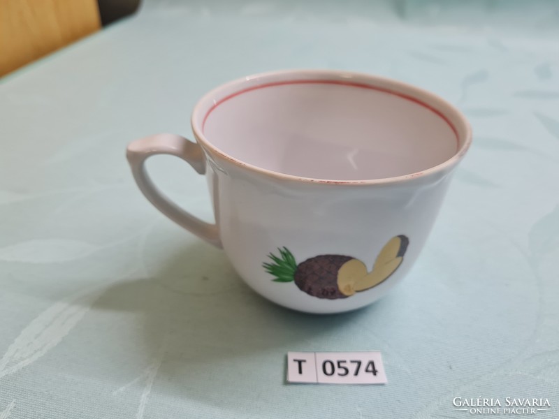 T0574 kahla pineapple pattern mug
