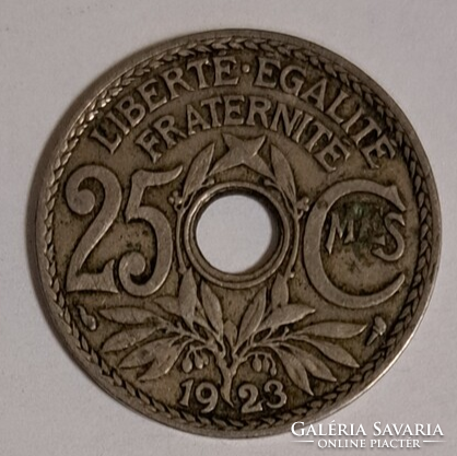 1934. Franciaország 25 Centimes pénz érme (207)