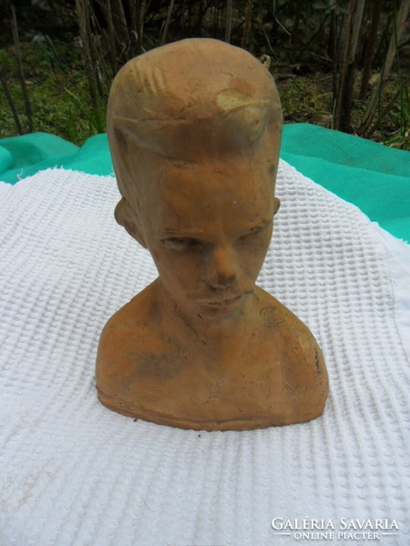 Bokros Birmann: József Attila terracotta statue 1942