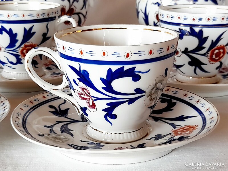 Antique hand painted porcelain tea set