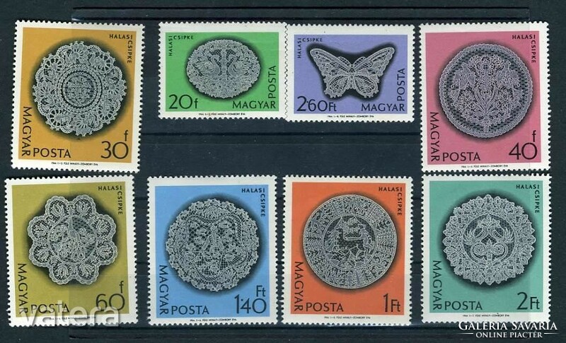 1964 ! Halasi csipke ! Postatiszta ! Bélyeg !