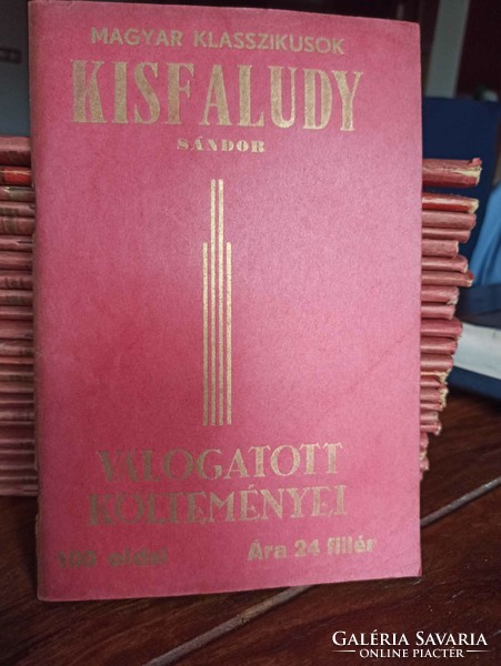 Kisfaludy Sándor válogatott költeményei Bp., 96 oldal