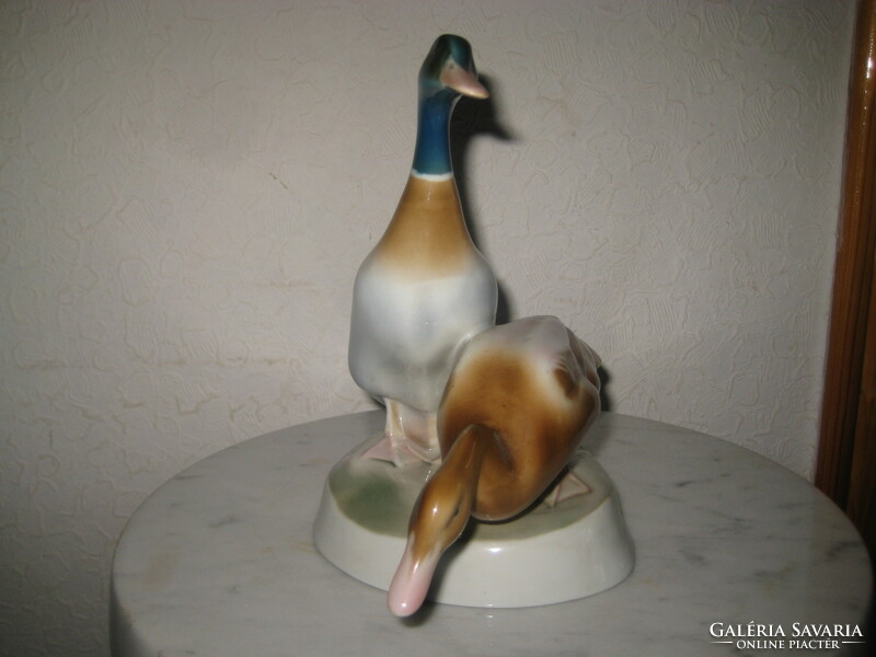 Zsolnay hand-painted ducks approx. 16 cm