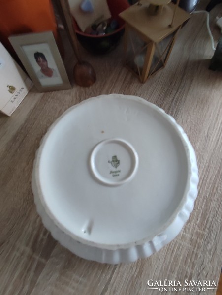 Zsolnay white bowl (diameter 24 cm)
