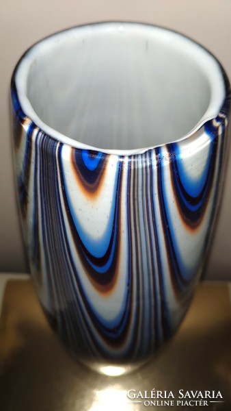 Murano art glass floor vase