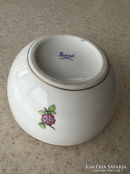 Herend Eton pattern, small floral bonbonier base