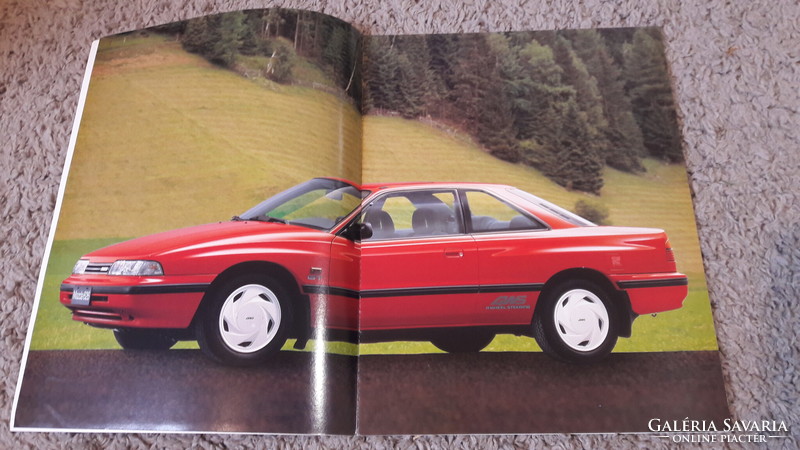 Mazda 626 model, brochure, catalog, retro advertisement, old timer, Japan car,